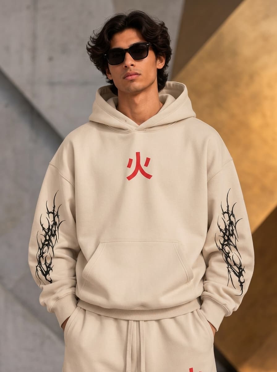Fire Hoodie from Awaesthetic Wear